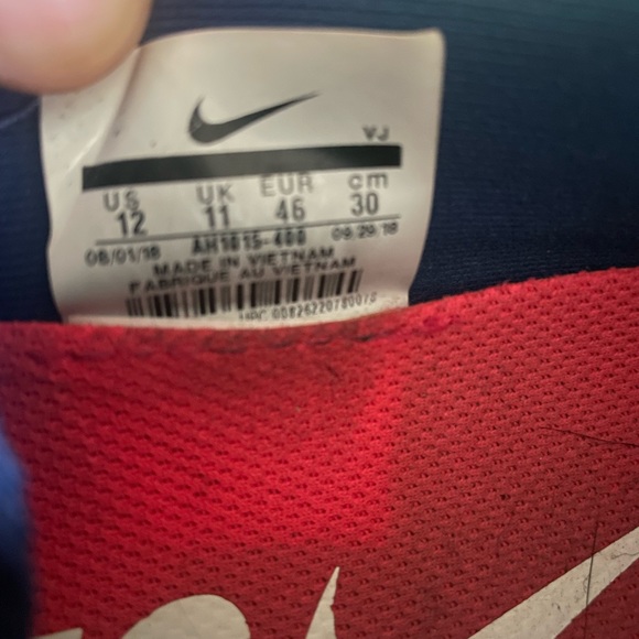 Nike odyssey react flyknit men’s running shoes size 12us - Picture 5 of 5